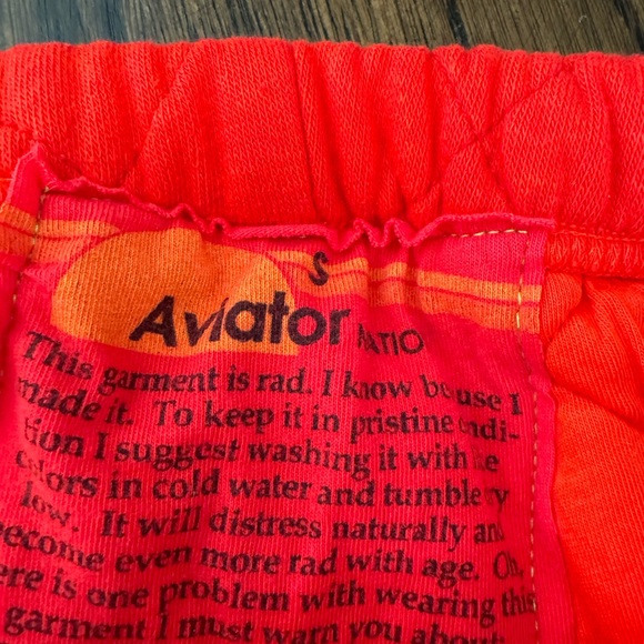 Aviator nation quilted sweatsuit red NWT - Picture 3 of 4